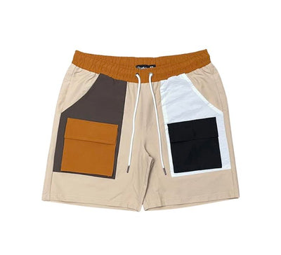 Streetwear Clothing Line: VIE RICHE -  Motive Shorts in Tan