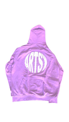 We carry the Streetwear Clothing Line: Artsy Apparel This piece is a bright purple hoodie with drawstrings and front pocket.  Find this and more at The Fortt Urban Boutique in Sherman Oaks, CA. USA.