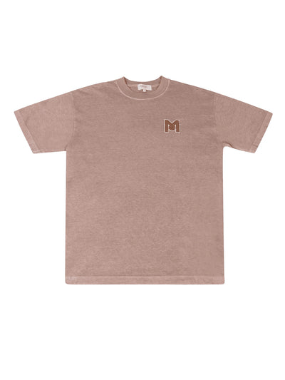 Streetwear Clothing Line: Made for All - Vintage M Print T-Shirt Rose Quartz
