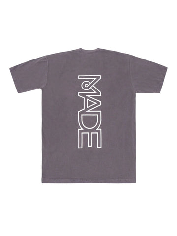 Streetwear Clothing Line: Made for All - Vintage M Print T-Shirt Vintage Black